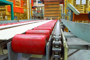 A conveyor belt system installed by Storee Construction